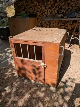 Box en bois pour chien