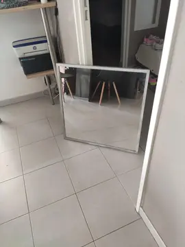 miroir en bois carré