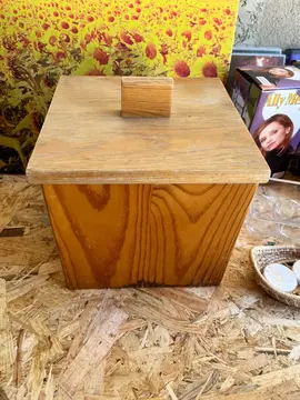 grande boîte en bois