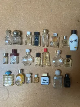 Collection échantillons parfums (pour collectionneur)