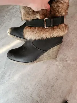 bottines fourrées à talons