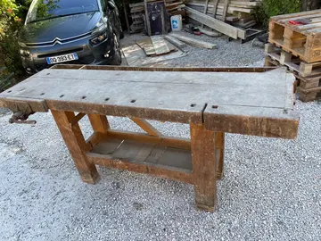 établi en bois