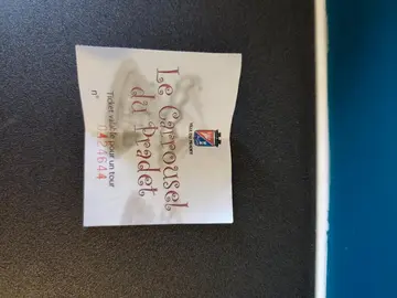 1 ticket manège carrousel du Pradet