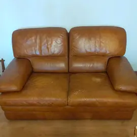 fauteuil 2 places cuir
