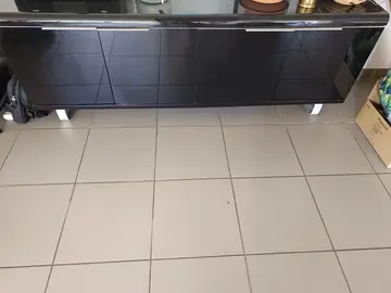 Buffet laqué noir bas