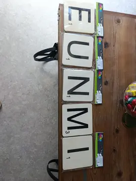 Lettres en bois