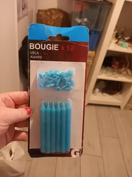 lot bougie bleu neuf