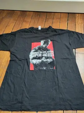 Taille L T-shirt noir unisexe
