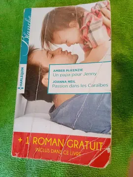 livre harlequin avec 2 histoires d'amour