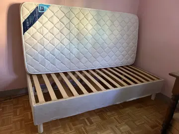 sommier tapissier + matelas de 90x190