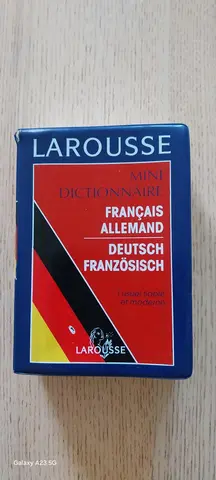 dictionnaire français allemand de poché Larousse