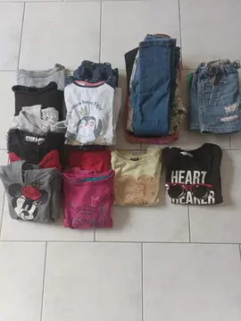 vêtements fille 6 ans et 2 pantalons homme