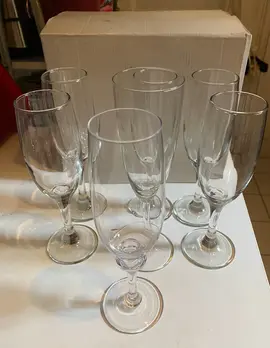 15 flûtes à champagne