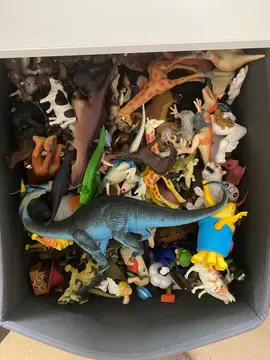 lot animaux dinosaures fermes forêt