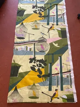 rideau coloré jaune