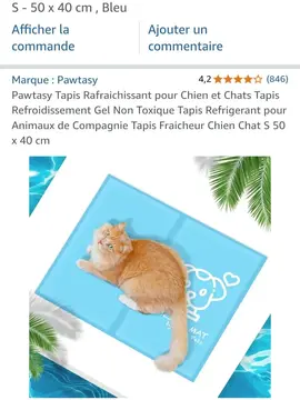 Tapis fraîcheur chats et chiens