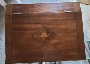 pupitre en bois années 50