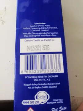 Eau de cologne citron