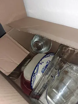 vaisselle 6 cartons