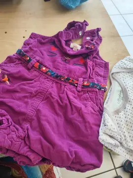 salopette short velours du pareil au même 24 mois