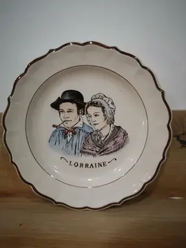 Assiette déco "Lorraine"