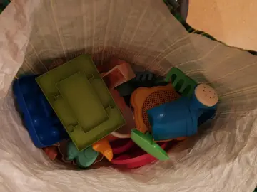 sac de jouets plage