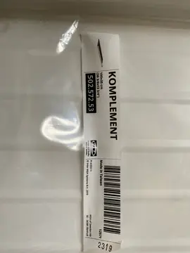 2 étagères à chaussures en métal IKEA 35x96