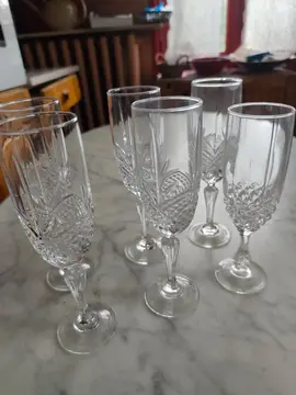 6 flûtes à champagne