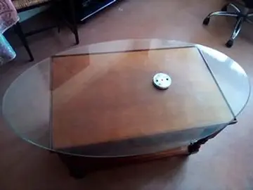 plateau en verre a poser sur une table