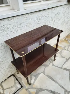 table roulante desserte années 70