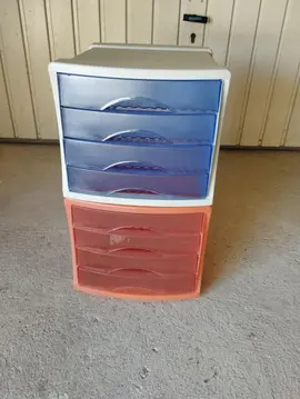 Rangement de bureau en plastique