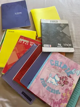 PLUSIEURS PETITS CAHIERS