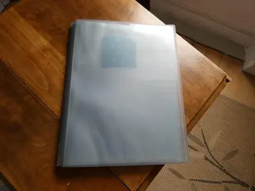 classeur feuilles plastiques