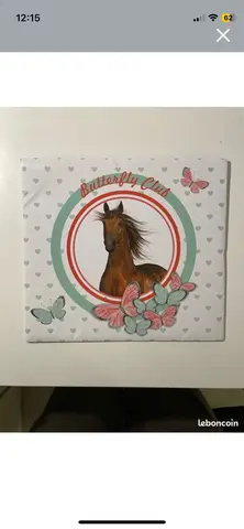 papier à lettre enfant fille cheval