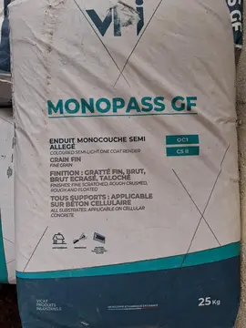 enduit de façade monopass couleur Pierre