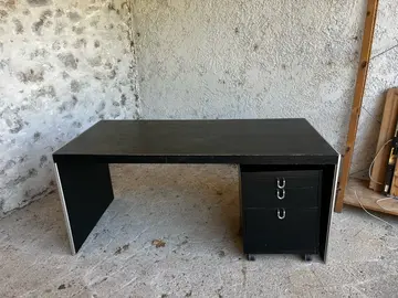 grand bureau en bois