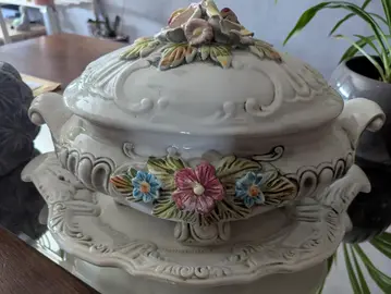 ensemble soupière vintage