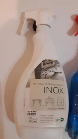 nettoyant désinfectant inox