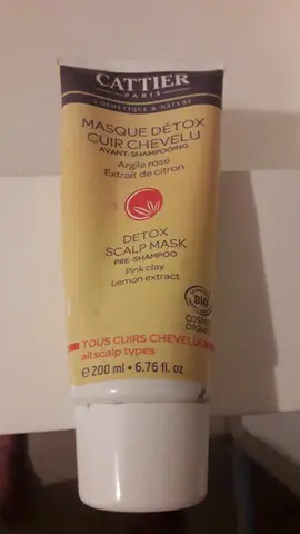 masque détox cuir chevelu