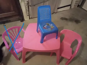 table et chaises enfant