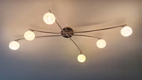 plafonnier 6 lampes