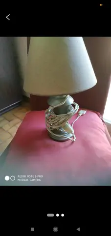 Lampe de chevet complète fil long avec interrupteur