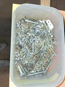 lot de vis diverses bois, métal