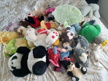 peluche en vrac