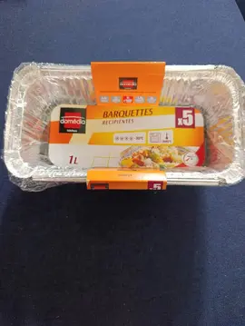 Barquettes en alu