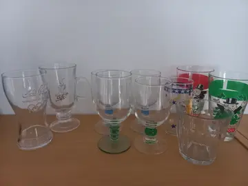 lot de verres dépareillés