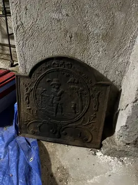 plaque de cheminée