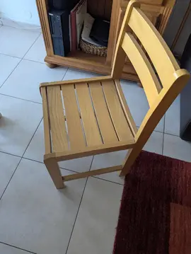 chaise en bois