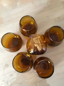 6 verres à cognac