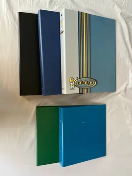lot de 5 classeurs